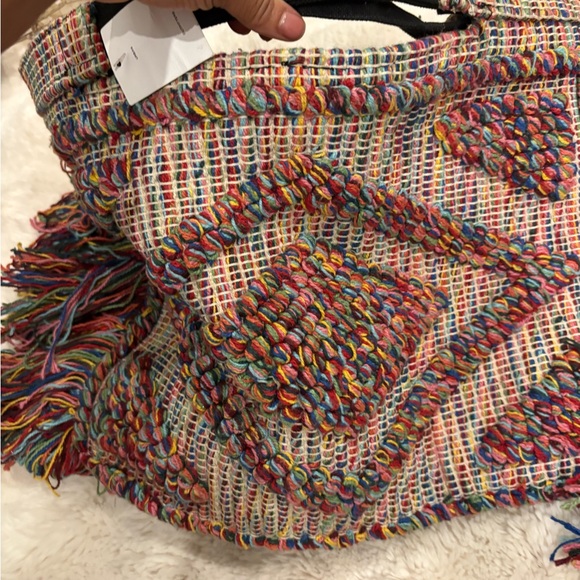 Urban Outfitters Colorful Fringe Shoulder Bag - Picture 3 of 5